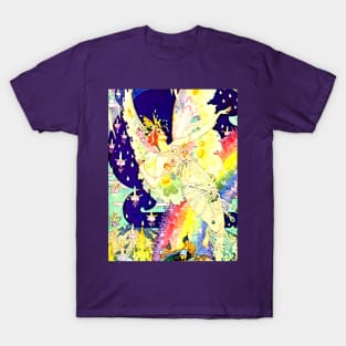 Vintage Fairy and rainbow T-Shirt